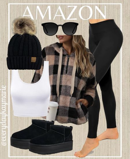 Cute and cozy winter outfit idea 🖤🤎

#LTKover40 #LTKfindsunder100 #LTKSeasonal