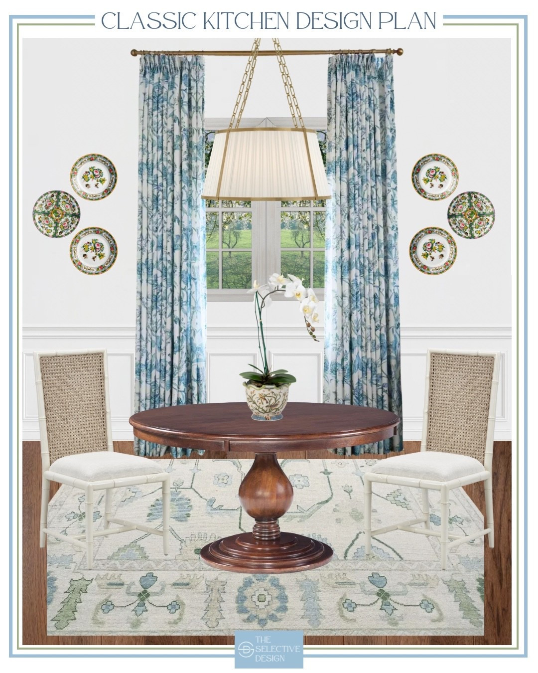 ✨ Classic Kitchen Charm ✨

This timeless kitchen nook blends elegant tradition with cozy functionality. From the gorgeous blue floral curtains to the wood pedestal table, every detail speaks to refined comfort. The woven dining chairs and modern oushak rug add warmth and texture, making it the perfect spot for morning coffee or family dinners.

White rattan dining chair, round wood kitchen table, plate wall, kitchen design, kitchen decor


#LTKSaleAlert #LTKHome