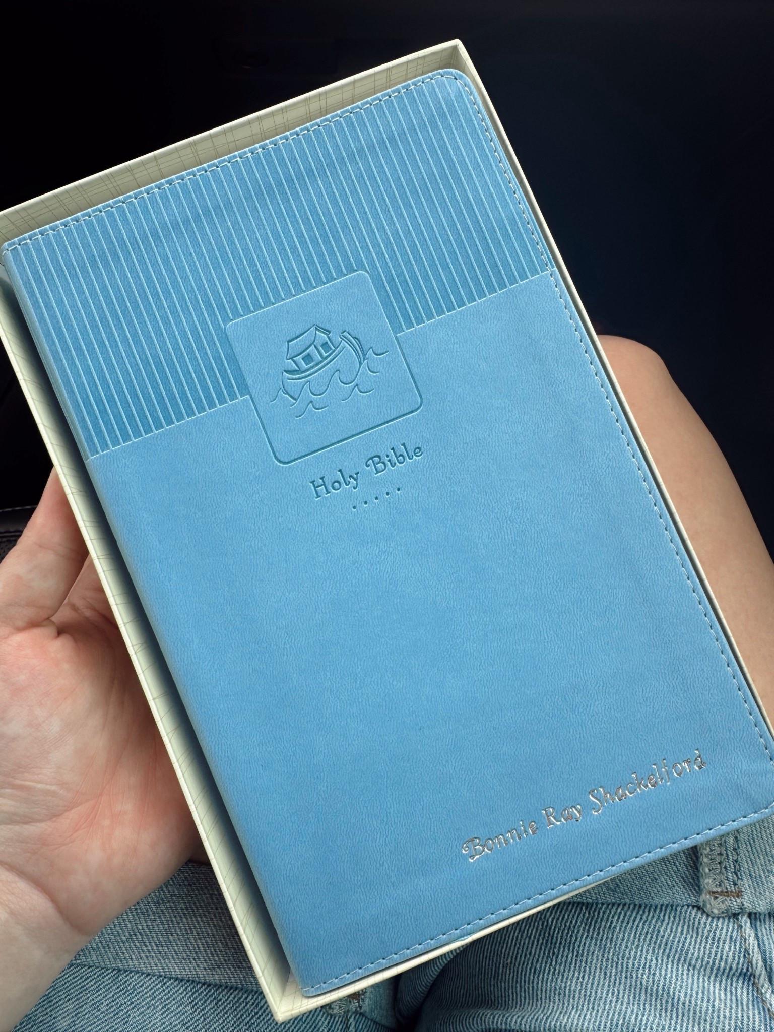 Bonnie’s 1st Bible🫶🏻🥹 

#LTKBaby #LTKKids #LTKFamily