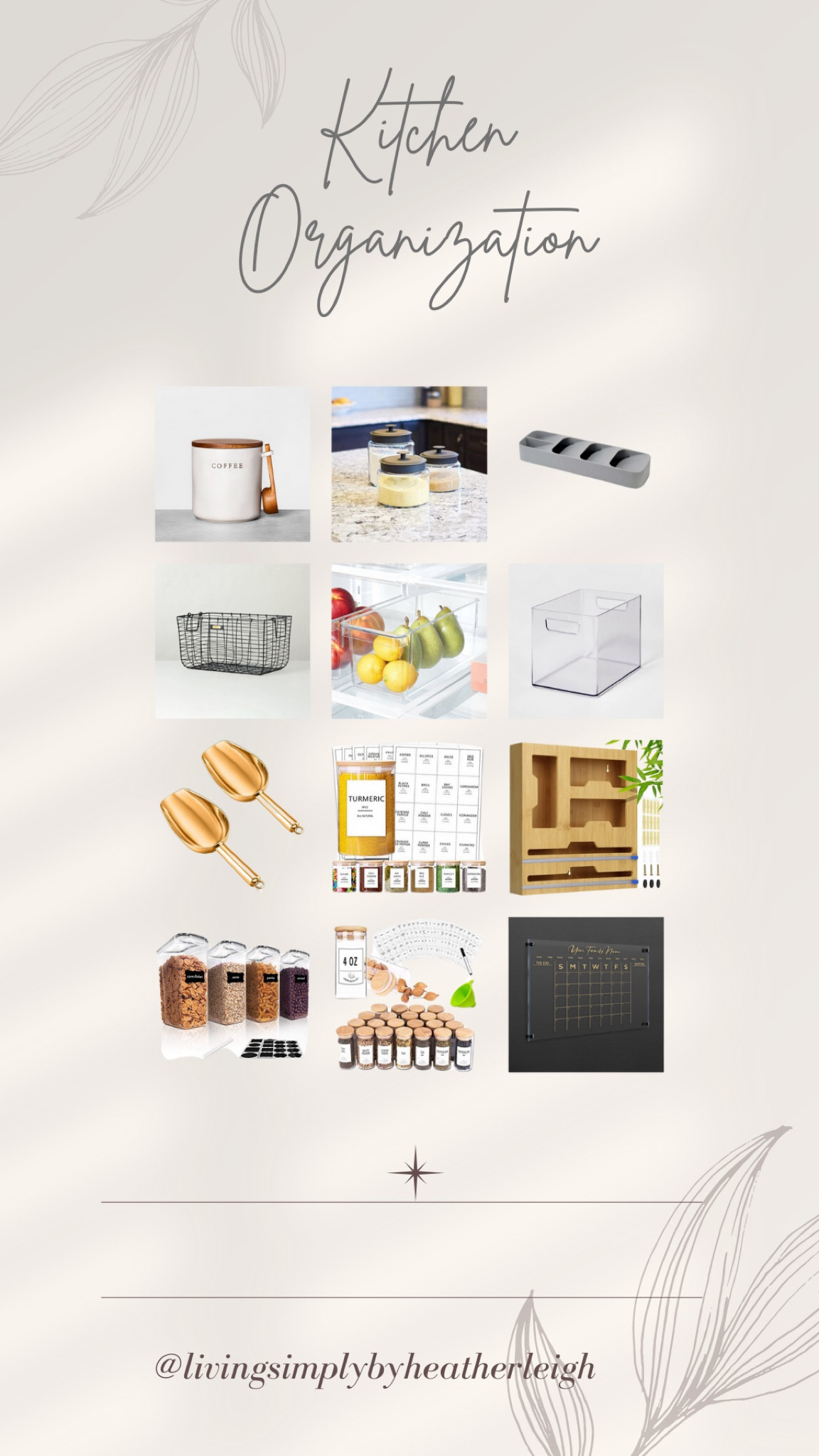 Are you in organizing mode like me?? These are essentials to making that kitchen or pantry feel out together 

#LTKSeasonal #LTKhome #LTKfamily