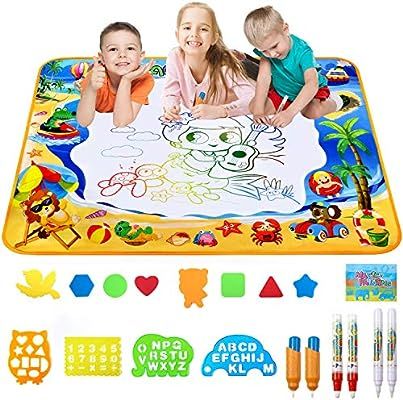 Toyard Doodle Mat, Large Aqua Magic Water Drawing Mat Toy Gifts for Boys Girls Kids Painting Writ... | Amazon (US)
