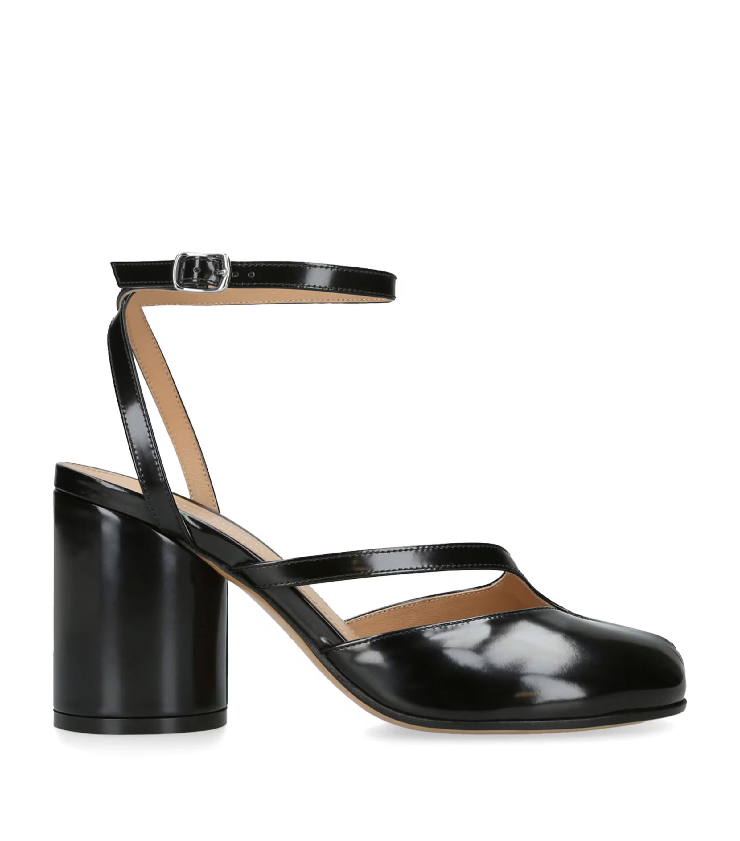 Maison Margiela Leather Tabi Pump Sandals 80 | Harrods