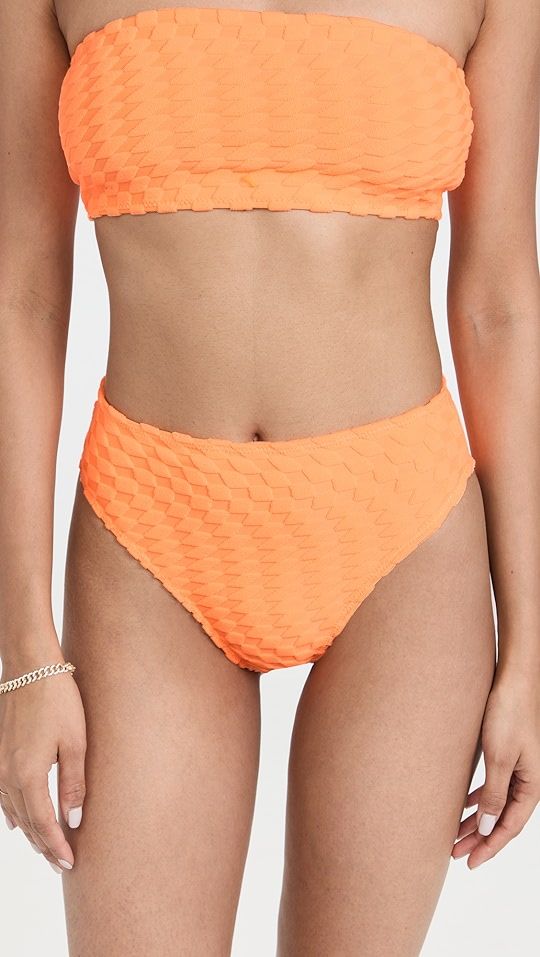 Good American Jacquard Good Waist Bikini Bottoms | SHOPBOP | Shopbop