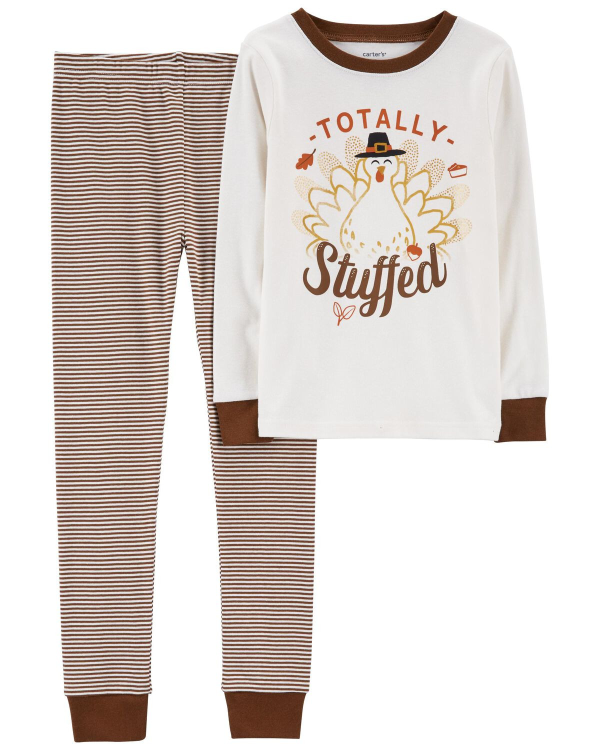 Multi Kid 2-Piece Thanksgiving 100% Snug Fit Cotton Pajamas | carters.com | Carter's