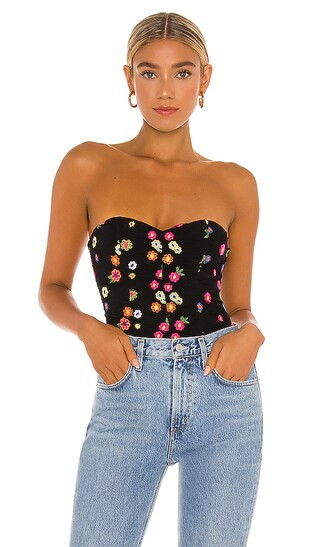 Youlanda Bodysuit in Black | Revolve Clothing (Global)