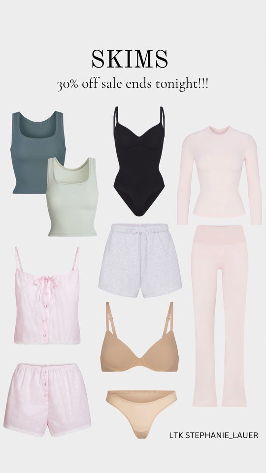 Skims 30% off sale ends today ✨

#LTKFindsUnder50 #LTKFindsUnder100 #LTKSaleAlert