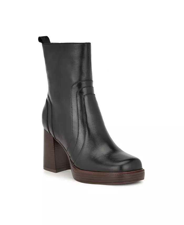 Women's Donad Square Toe Block Heel Dress Booties | Macys (US)