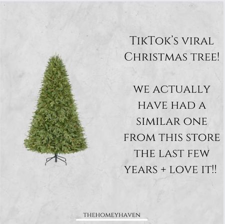 We love our Christmas tree from here and it’s soooo similar to this viral one and around the same price we paid too! Worth it!

Christmas tree
Christmas decor
Tree
Holiday decor
Holidays
Home
Home decor 
Living room decor
Living room
Thehomeyhaven 


#LTKfamily #LTKSeasonal #LTKHoliday