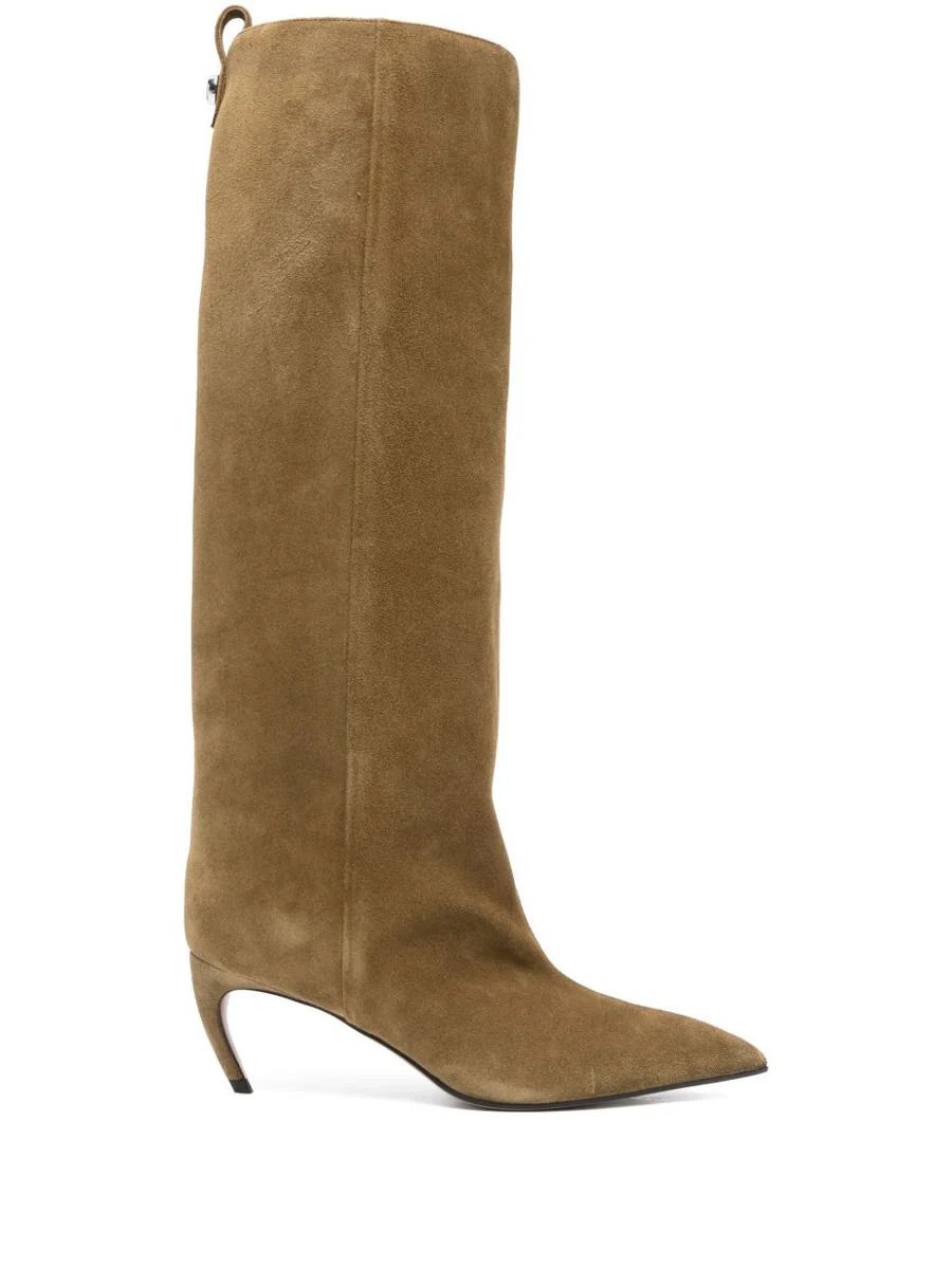 The Attico Military Green 'Lea' Boot | Baltini