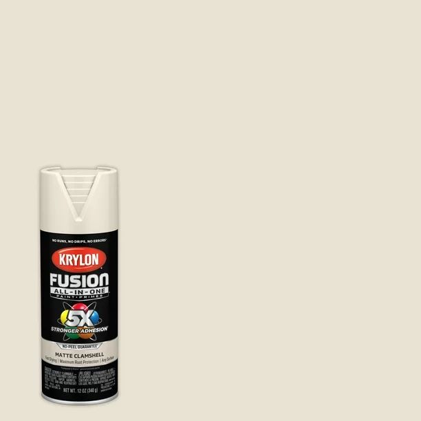 Krylon Fusion All-In-One Spray Paint, Matte, Clamshell, 12 oz. - Walmart.com | Walmart (US)