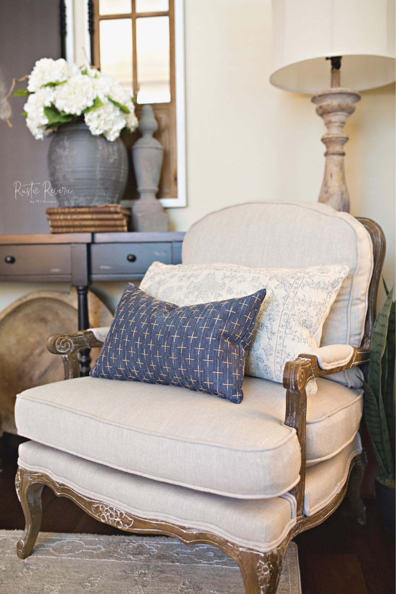 I am such a sucker for vintage books, terra cotta vases and faux flowers that look real! 🖤 #french #cottagecore #cottage #country #antique #fauxplant #hydrangea

#LTKHome
