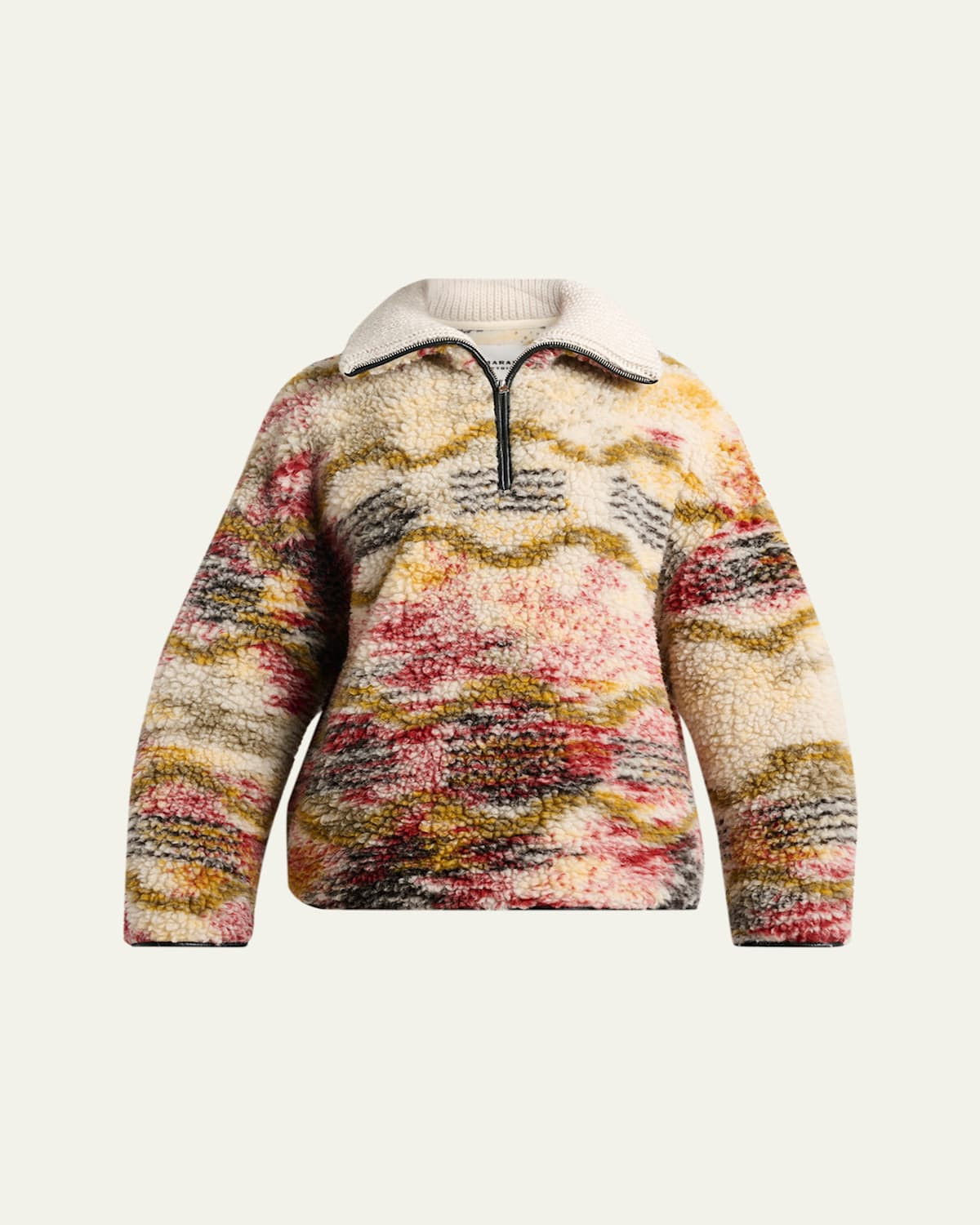 Marner Cloud-Print Oversized Fleece Jacket | Bergdorf Goodman