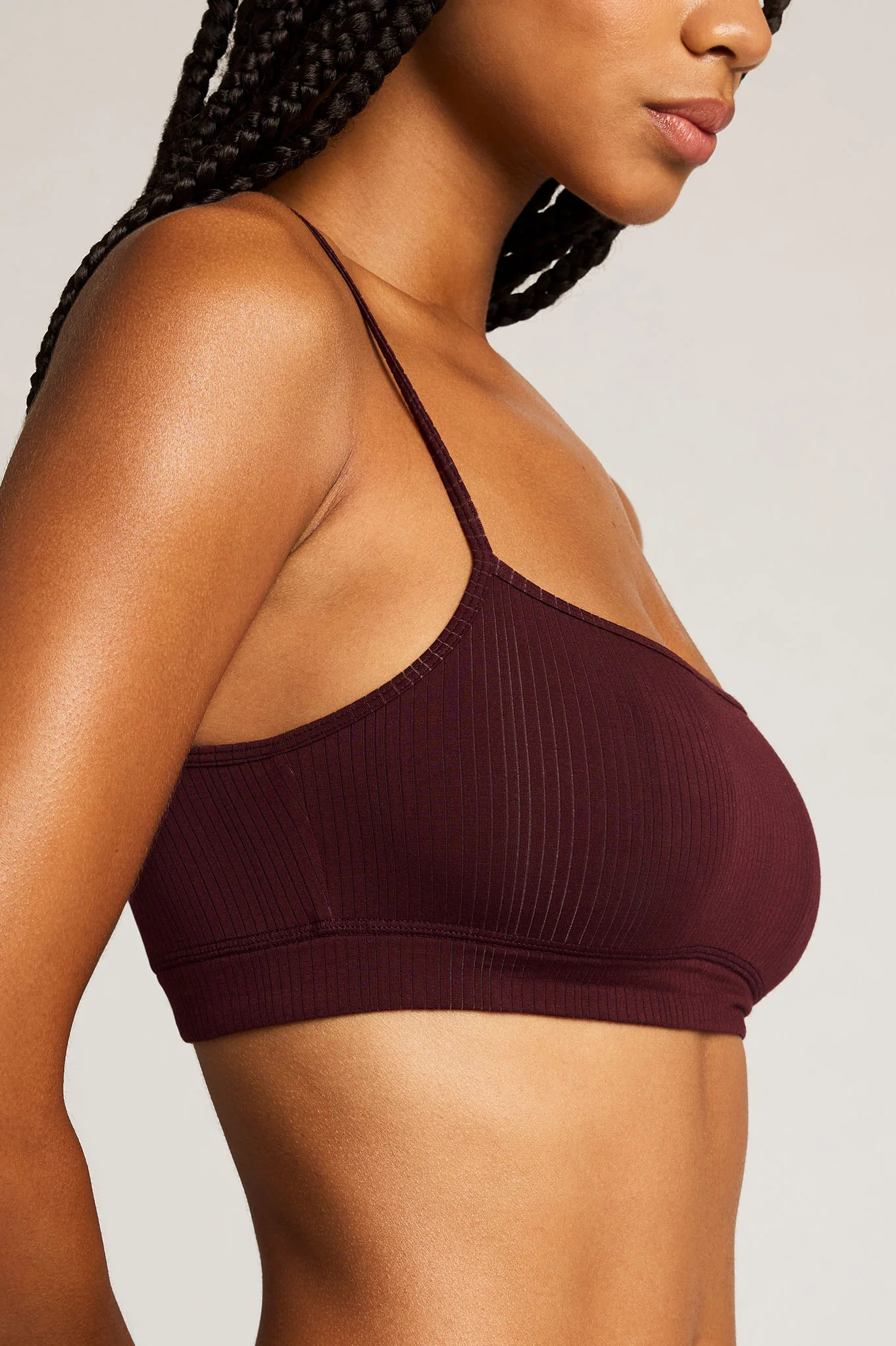 Whipped Bralette in Garnet | Negative Underwear