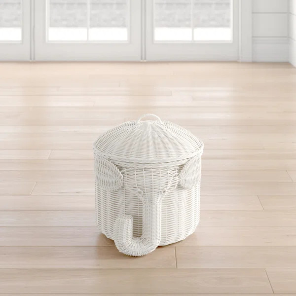 Elephant Wicker Storage Basket | Wayfair North America