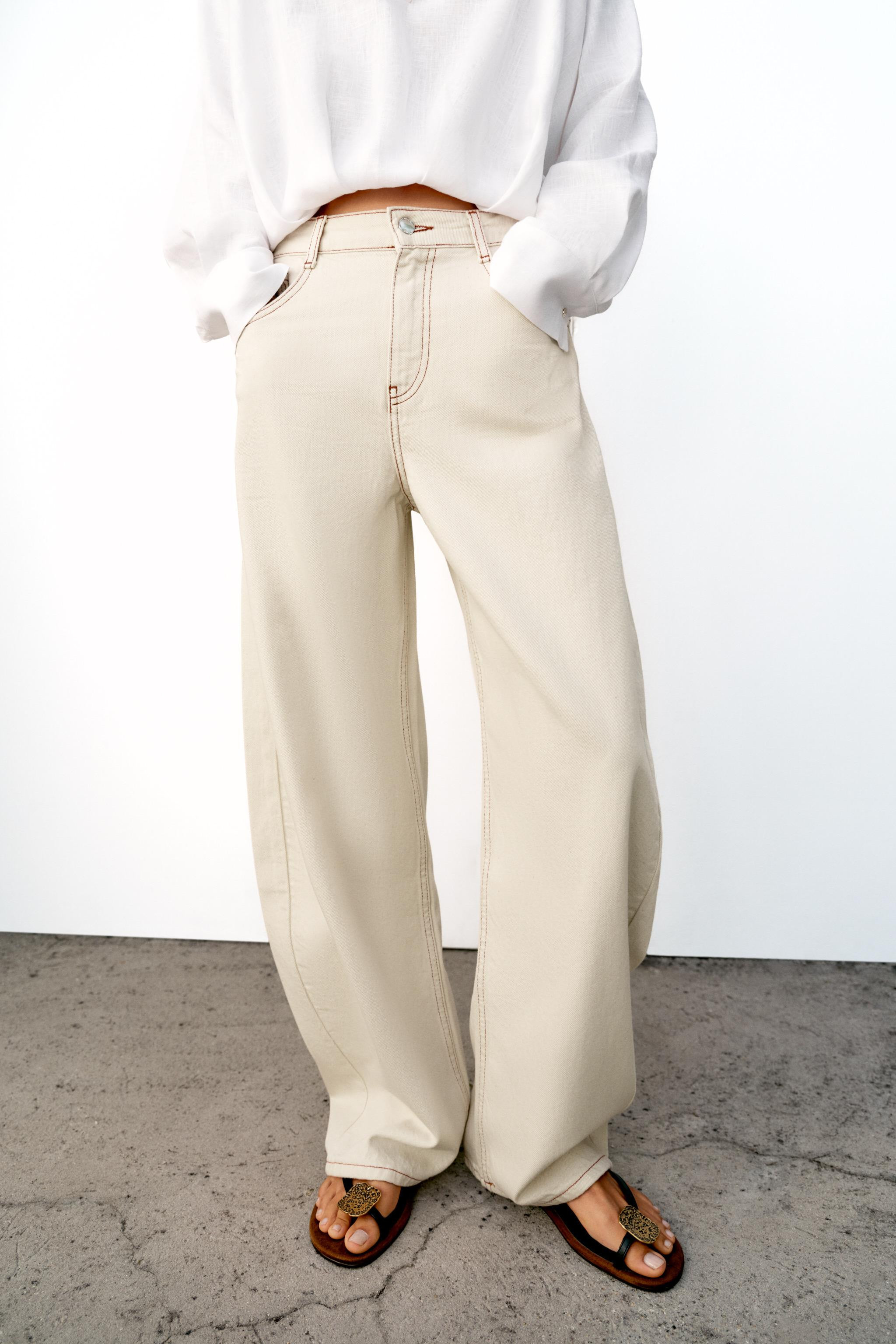 Z1975 MID-RISE BARREL JEANS | Zara US