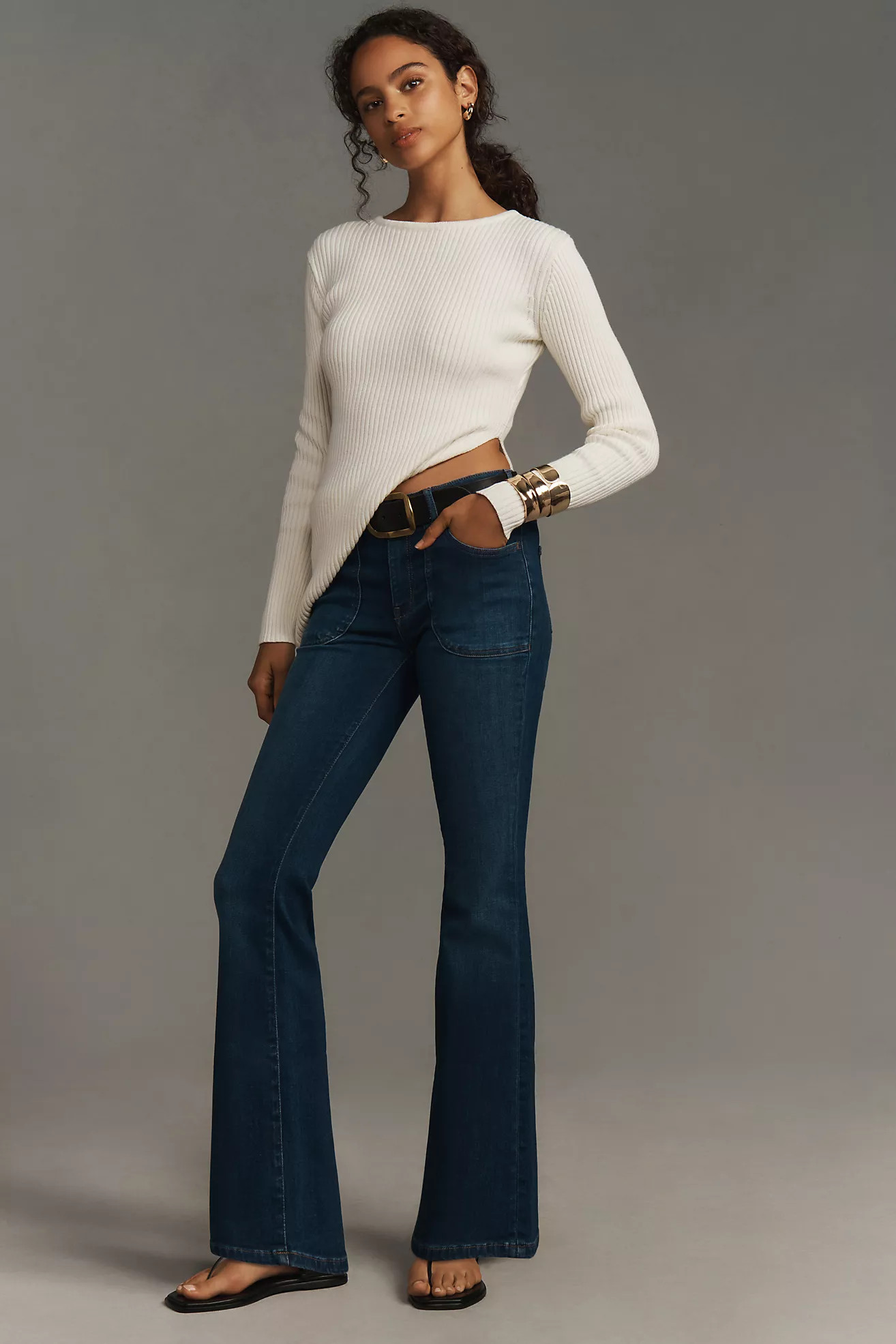 The Icon Flare Jeans by Pilcro: Low-Rise Edition | Anthropologie (US)