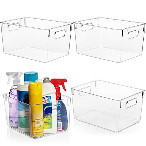 ClearSpace Plastic Storage Bins - Perfect Kitchen Organization or Pantry Storage - Fridge Organiz... | Walmart (US)