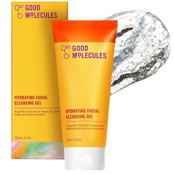 Good Molecules Hydrating Facial Cleansing Gel, Gentle Face Wash, 6.7 fl oz | Gentle daily face wa... | Amazon (US)