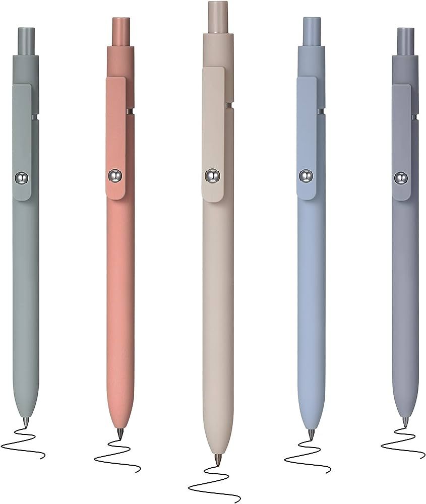 Gel Ink Pens Quick Dry Ink Pens Retractable Ink Pens Bulk Rolling Ball Gel Ink Pens Fine Point Sm... | Amazon (US)