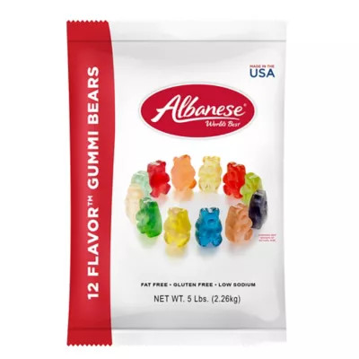 Albanese Confectionery 12-Flavor Assorted Gourmet Gummi Bears, 5 lb. Pouch | Tractor Supply