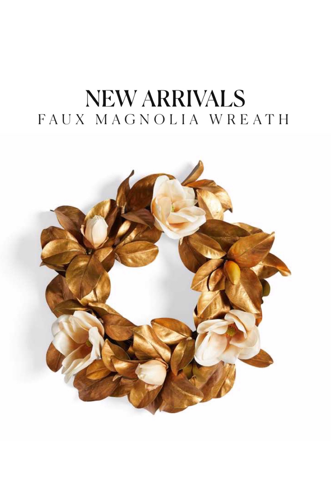 Gorgeous gold faux magnolia wreath ✨🍂 holiday decor, fall wreath, Christmas wreaths, holiday wreath, gold wreaths, glam decor, home decor, Christmas decor white magnolias faux flowers 

#LTKSeasonal #LTKstyletip #LTKhome