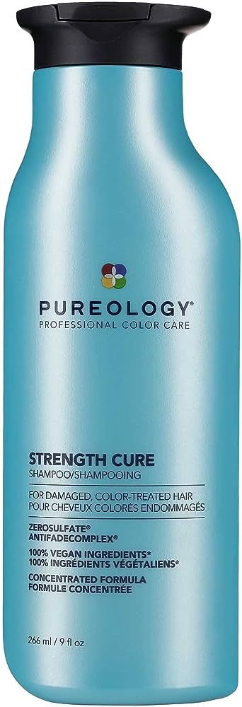 Pureology Strength Cure Shampoo | For Damaged, Color-Treated Hair | Fortifies & Strengthens Hair ... | Amazon (US)