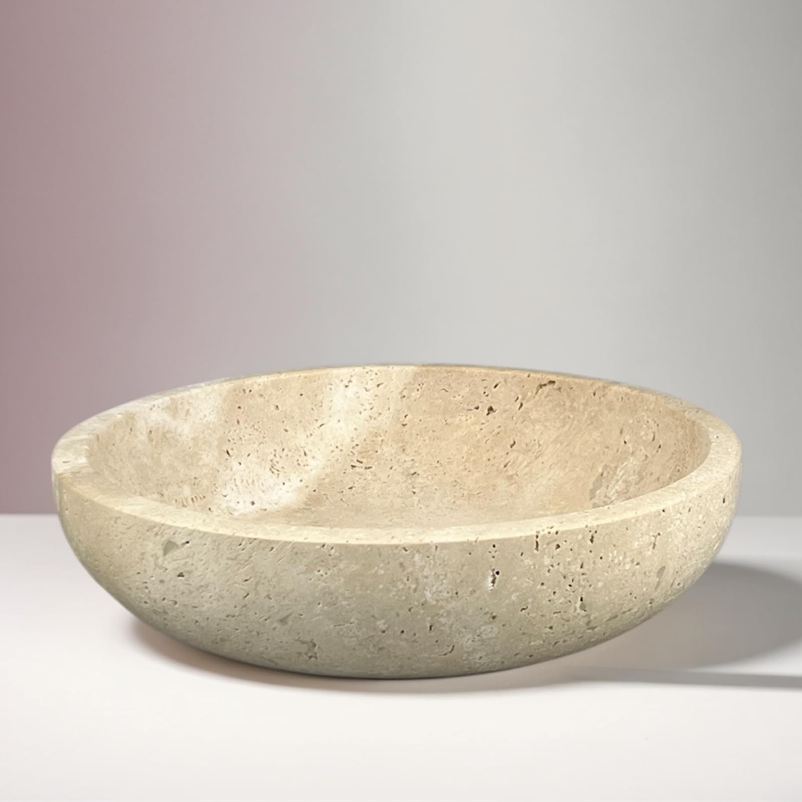 Travertine Decorative Bowls for Home Decor, Marble Fruit Bowl for Kitchen Counter, Keys Bowl for ... | Amazon (US)