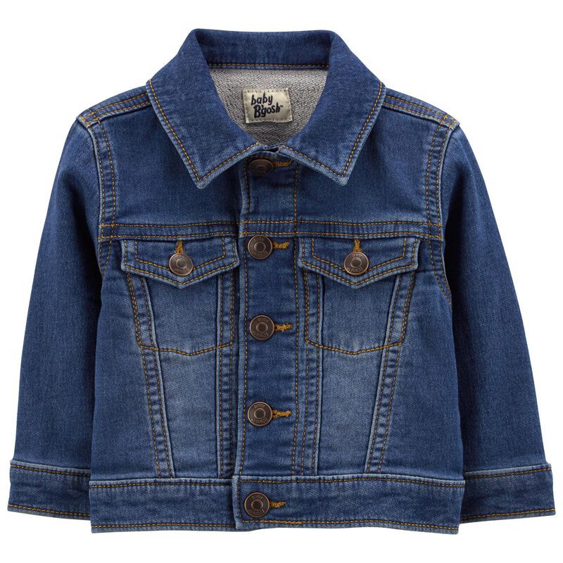 Baby Classic Knit-Like Denim Jacket | Carter's