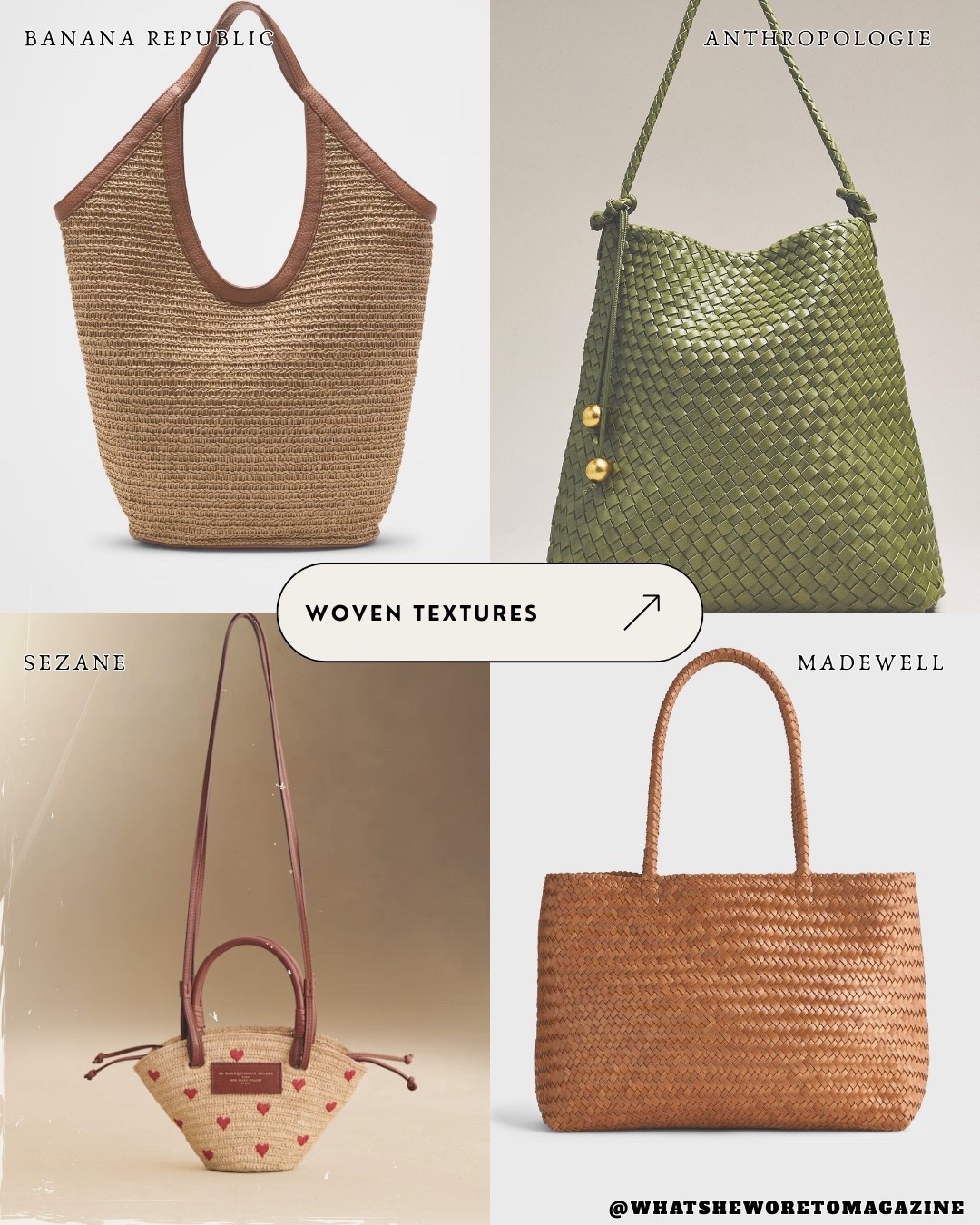 The woven bag is the perfect spring purse for 2026!

#LTKspringbag
#LTKspring

#LTKSeasonal