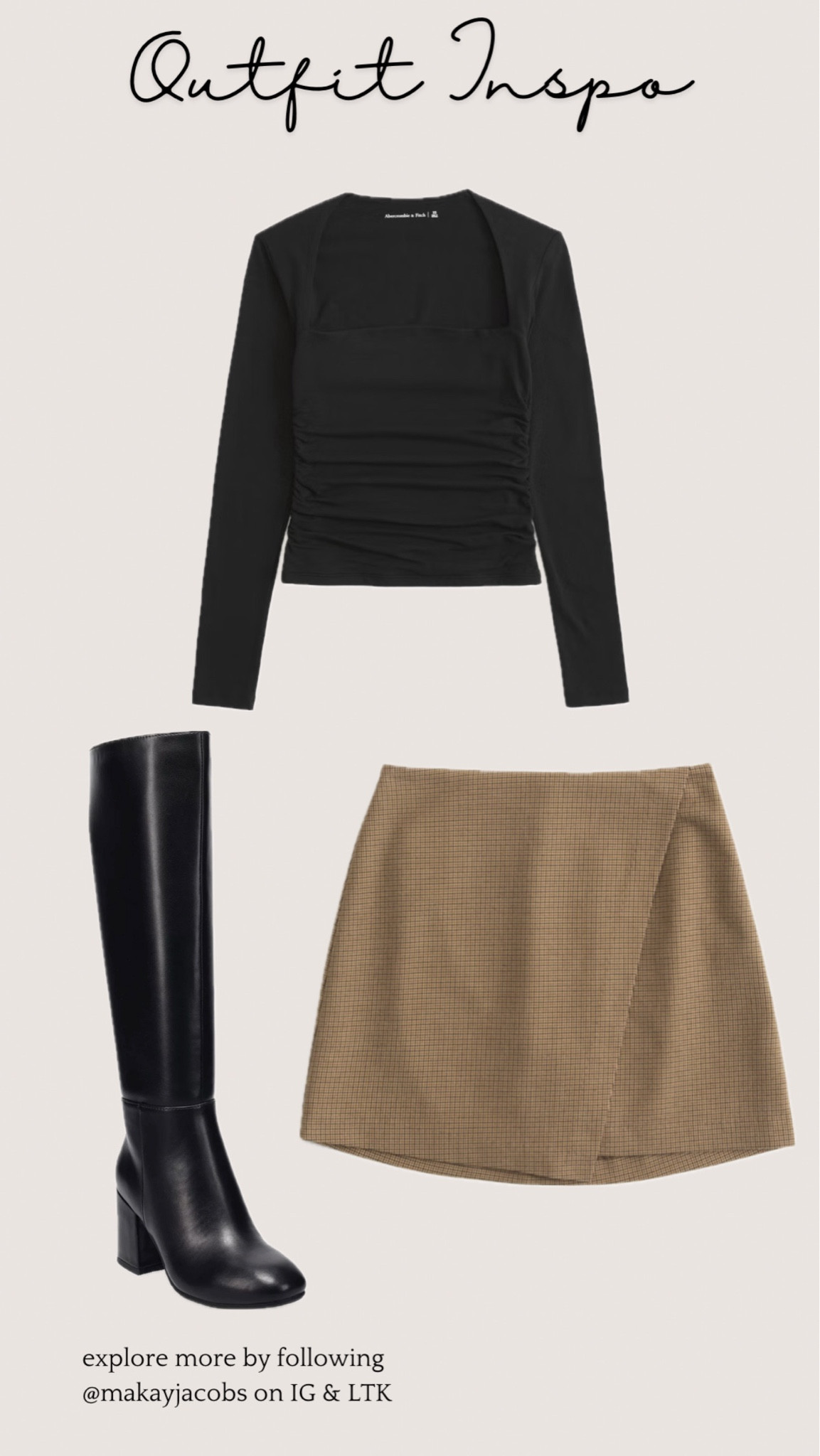 Whole outfit on sale for Cyber Monday! 

Trending | Outfits | Outfit Inspo | Winter | Neutrals | Holiday Party | Christmas Outfit | Family Pictures Outfit | Skort | Bodysuits | Knee High Boots | Leather | #LTKSaleAlert

#LTKU #LTKSeasonal #LTKCyberWeek