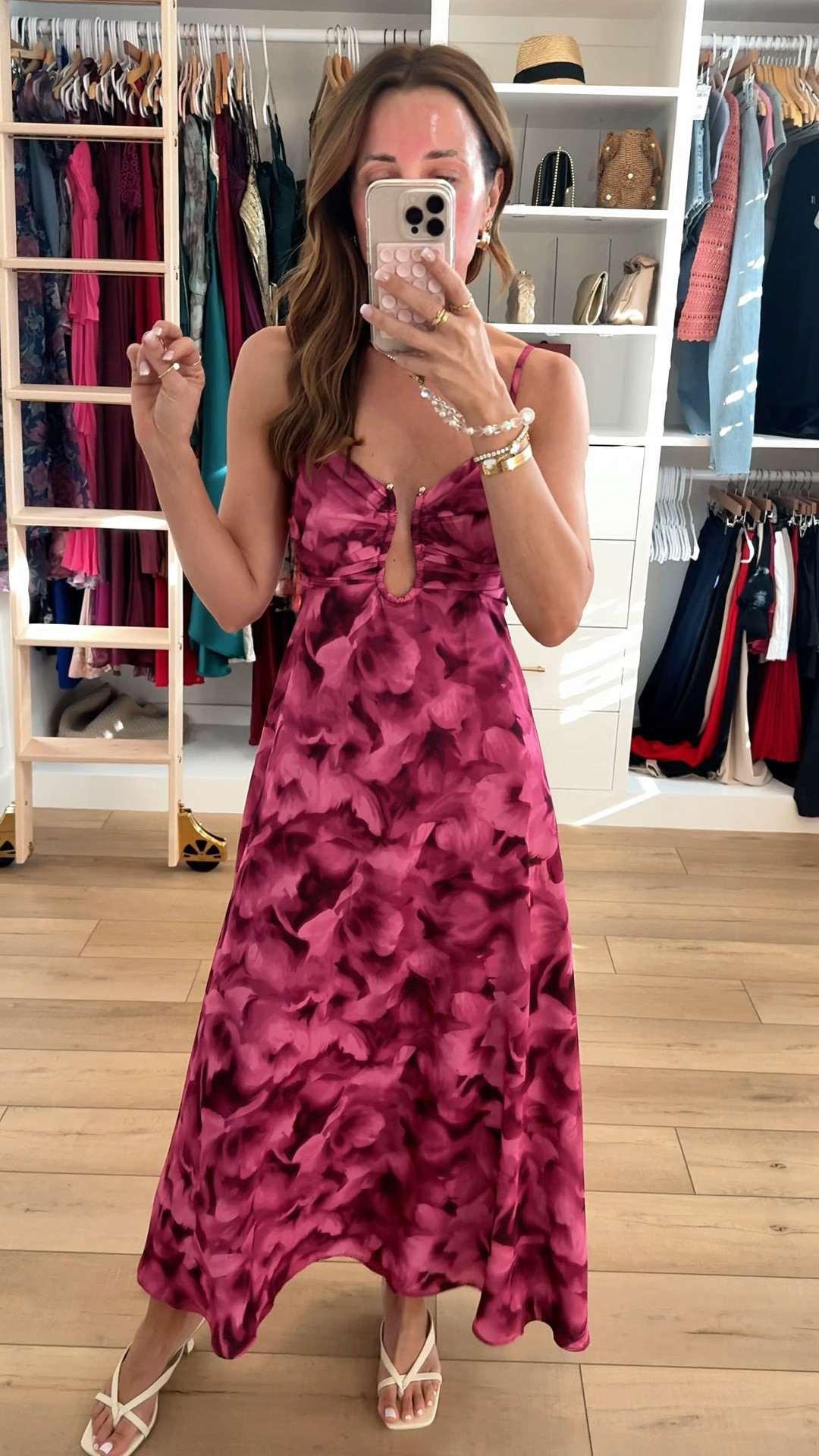 Code DENIMAF. New floral maxi dress from Abercrombie! It’s lined to about mid-thigh. XXS petite. Wedding guest dress. Spring dress. Summer dress. Valentine’s Day dress. Vacation dress. Resort wear. Spring wedding guest. Baby shower dress. Wedding shower dress. White strappy heels are TTS. 

#LTKValentine #LTKTravel