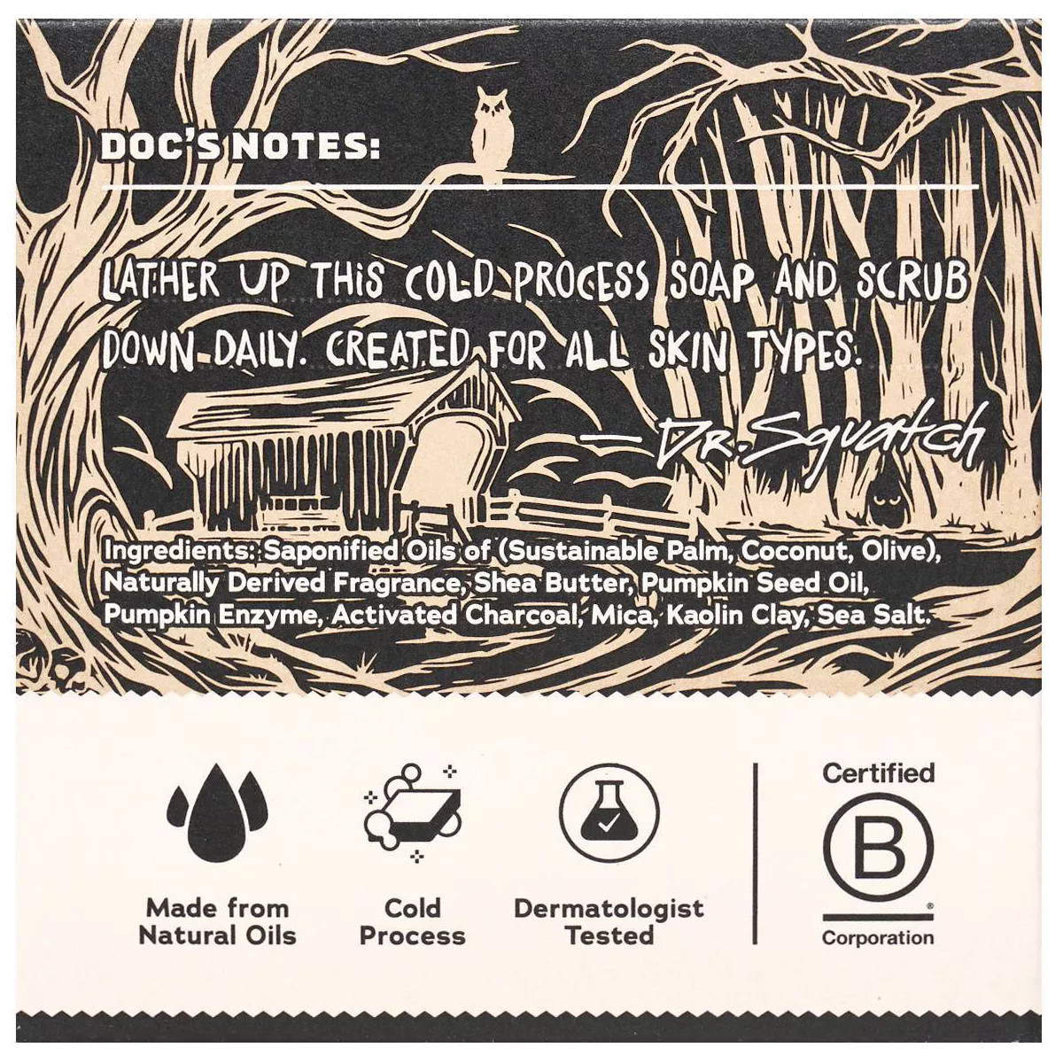 DR. SQUATCH Men's All Natural Bar Soap - Headless Rinse - 5oz | Target