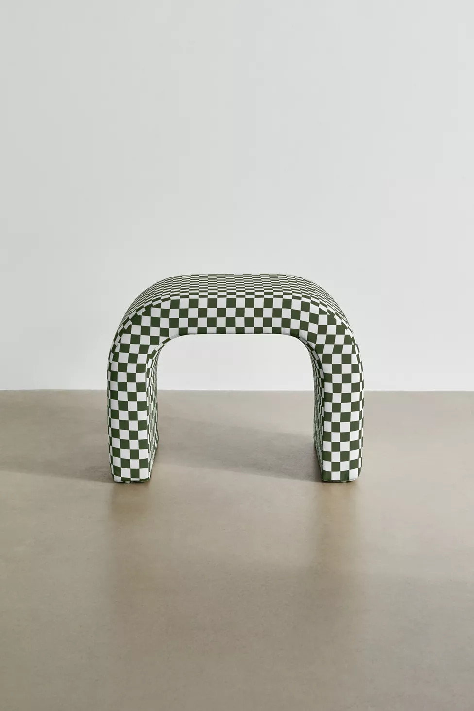Sienna Curving Checkered Pattern Stool | Urban Outfitters (US and RoW)