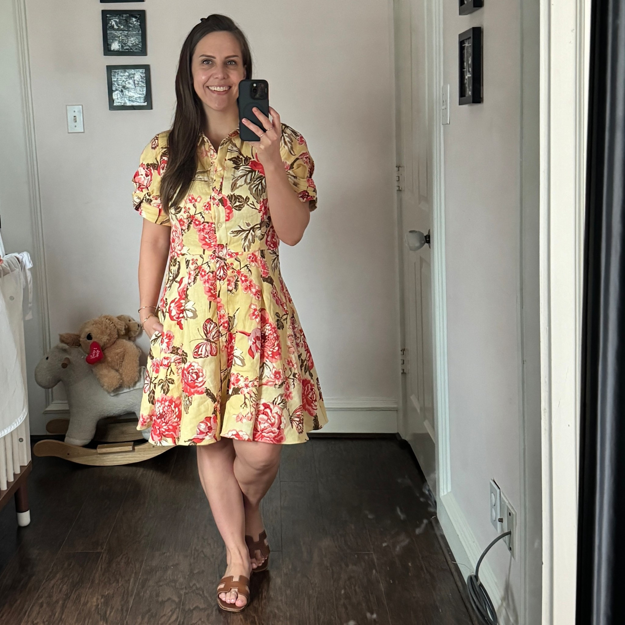 Floral chic dress. Great for a wedding or just a fun day out. Wearing a size 8

#LTKBaby #LTKootd #LTKPetite