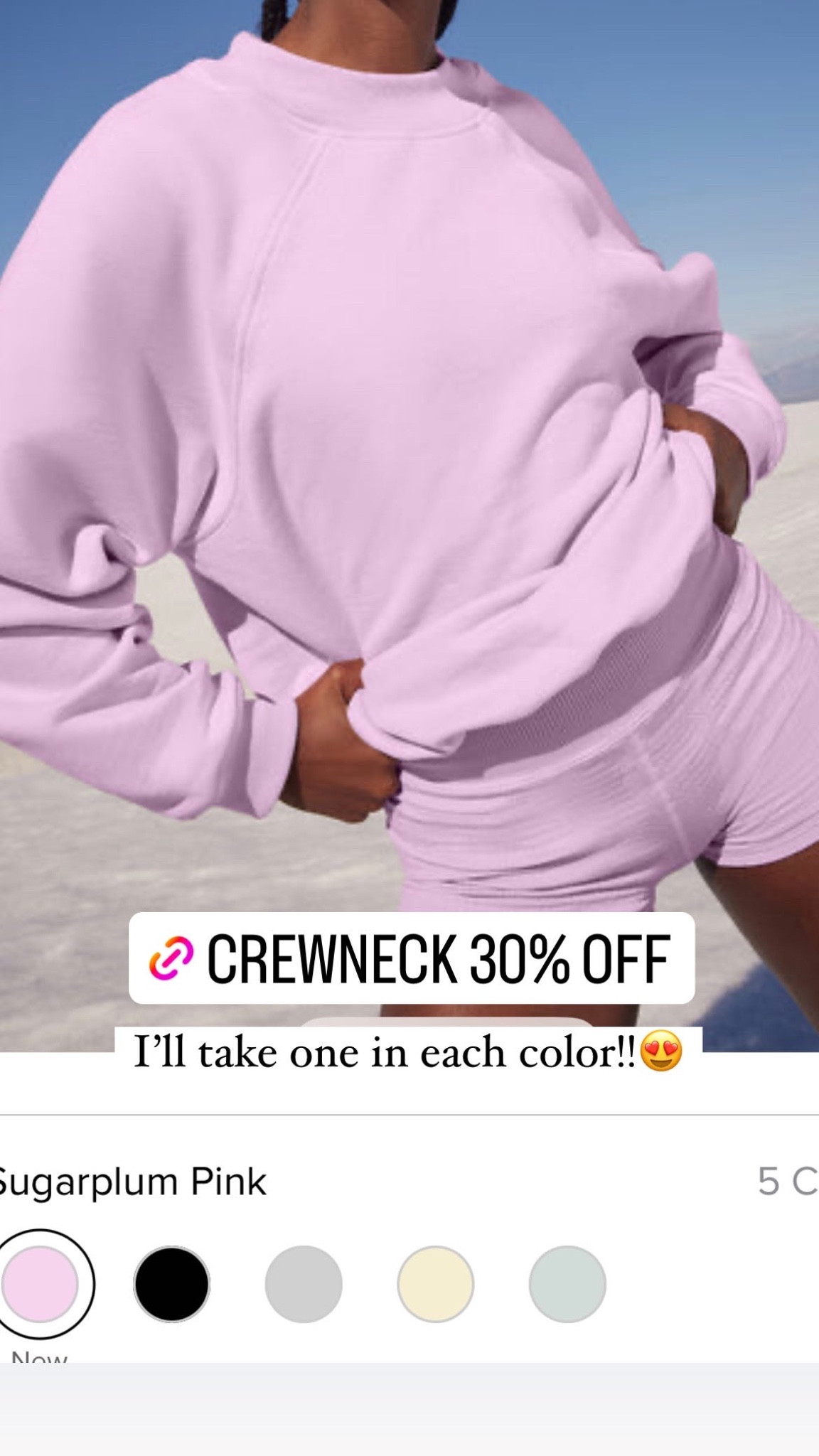 Cyber Monday Sale! 30% off Alo Yoga Crewneck! Comes in many colors! So cute! 

#LTKsalealert #LTKCyberweek #LTKfit