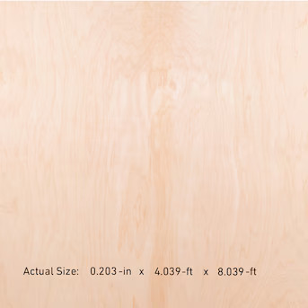 1/4-in x 4-ft x 8-ft Maple Sanded Plywood | Lowe's