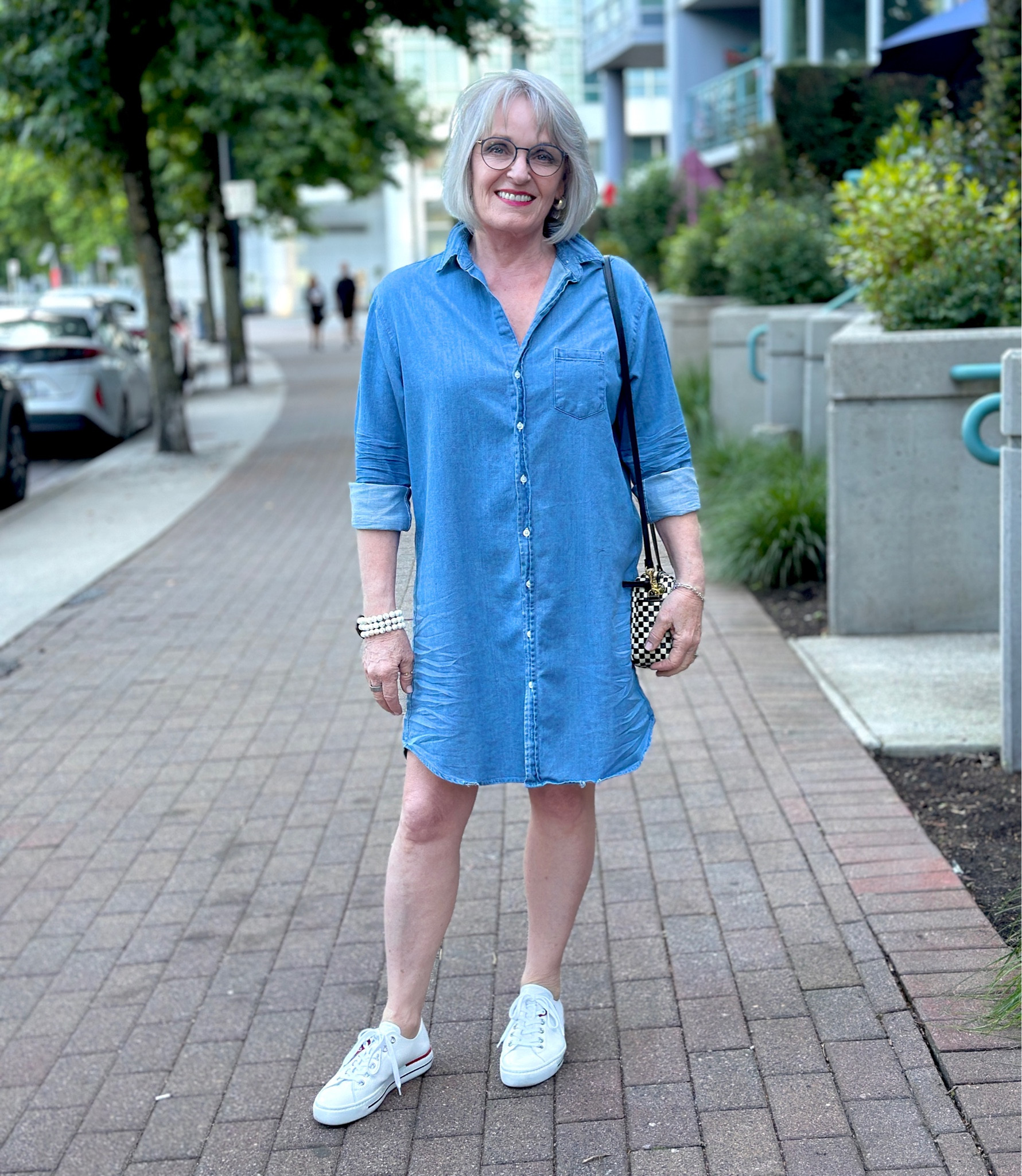 Denim dress in the softest fabric with simple white tennies. 
I love this updated athleisure look for summer. 
The dress comes in lots of denim colors plus linen. 
Casual dress in M

#LTKOver40 #LTKSeasonal #LTKShoeCrush