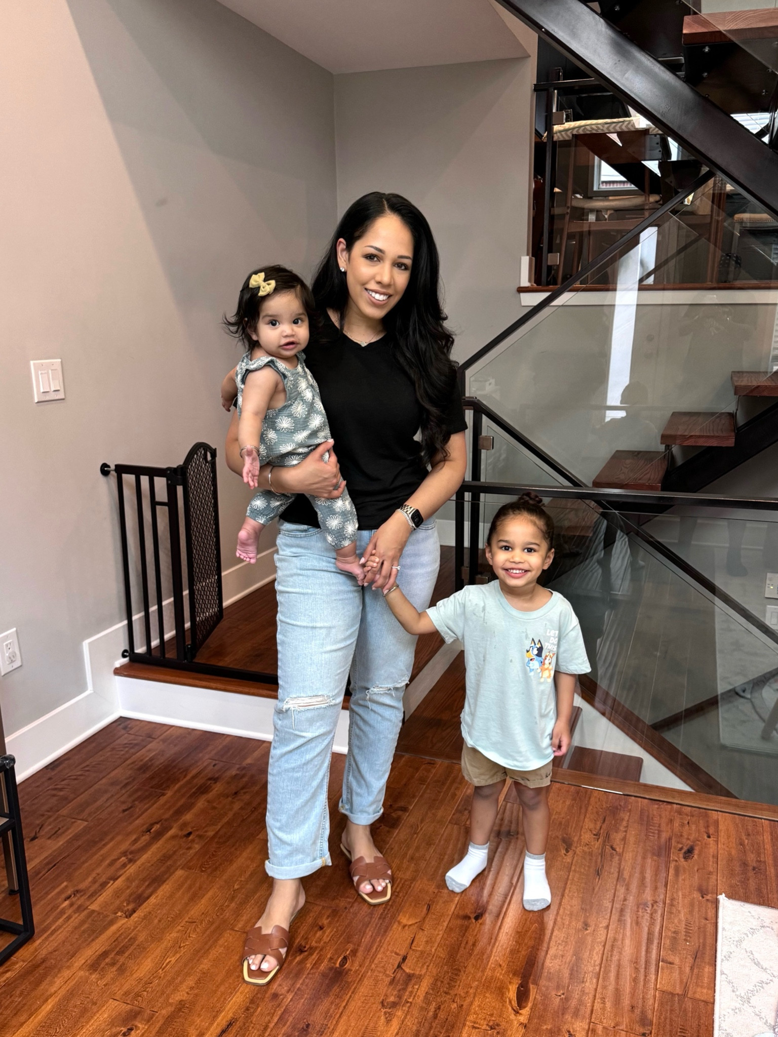 Mommy daughter and son outfits for labor day weekend 💙 My jeans are under $40 and come in a variety of different colors! I am wearing size medium t-shirt and size 6 in denim. Baby girl size is 6-9 months and son is wearing 4T in Bluey t-shirt and 4T in shorts

#familyoutfit #babygirl #toddlerboy 

family outfits
family fashion
target kids
target clothes
banana republic factory
affordable fashion
labor day weekend sales
labor day weekend outfits
fall fashion
fall style 
baby girl outfits
toddler boy clothes
toddler bot bluey clothes 

#LTKFallSale #LTKFamily #LTKKids