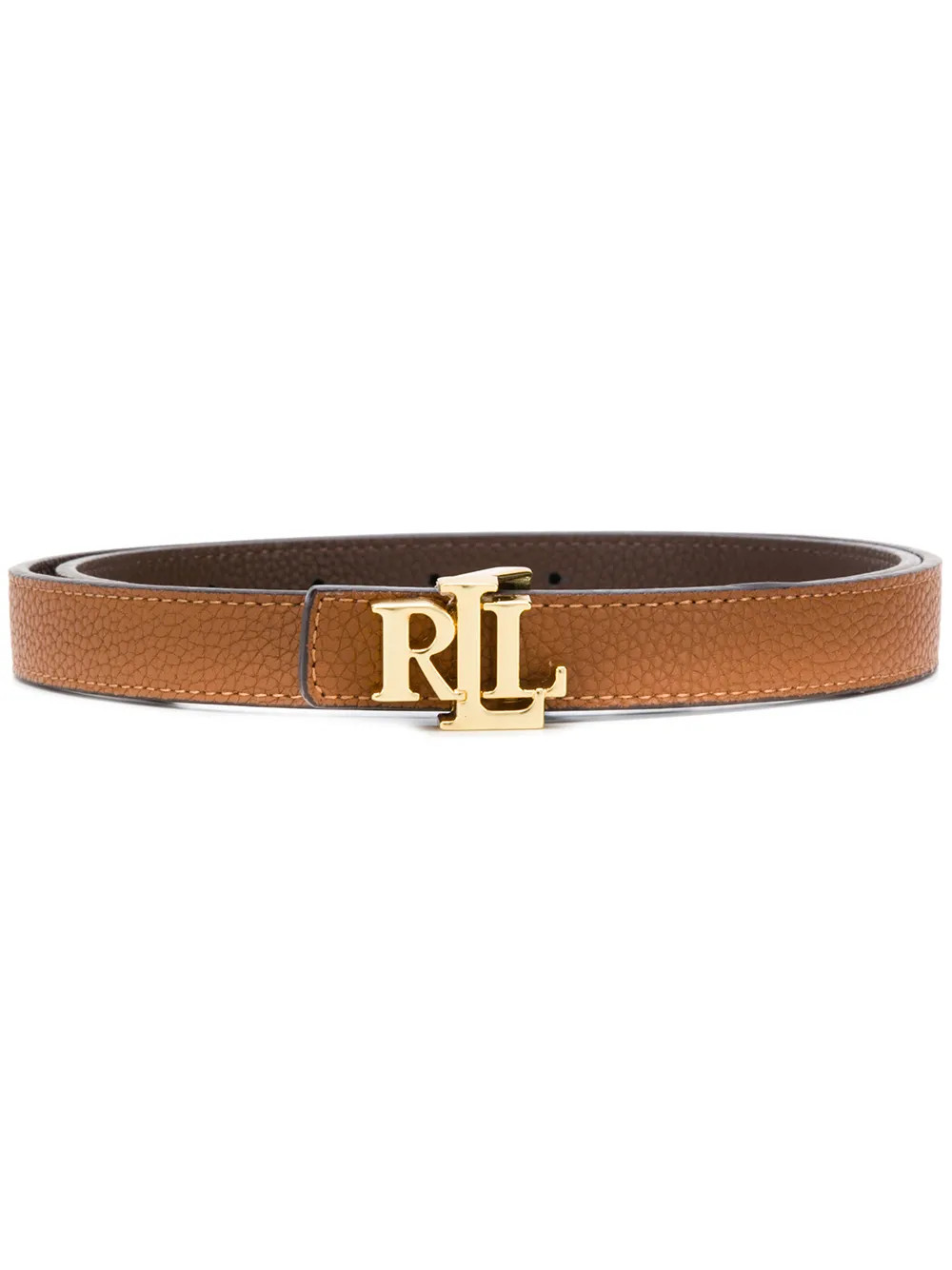 Lauren Ralph Lauren Thin Logo Plaque Belt - Farfetch | Farfetch Global