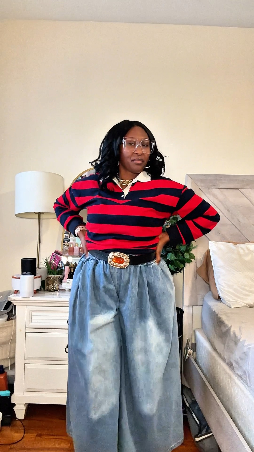 ✨ Mom life but make it stylish ✨

Some days I’m running on tea, prayers, and the 3 minutes I had to get dressed before somebody yelled ‘Mommy!’ 😭✨ But we’re still showing up cute, confident, and giving elevated casual.
Because when you look good, you move different… even if you’re low-key exhausted. 💁🏽‍♀️💗

Here’s to all my busy moms finding their balance, one outfit at a time.


#BalancedMomStyle #OOTD #MomStyle #TeacherMomLife #BalancedMom #ElevatedCasual #CurvyFashion #EverydayStyle #MomLifeUnfiltered #WomenWhoDoItAll

#LTKmomlife #LTKootd #LTKCyberWeek