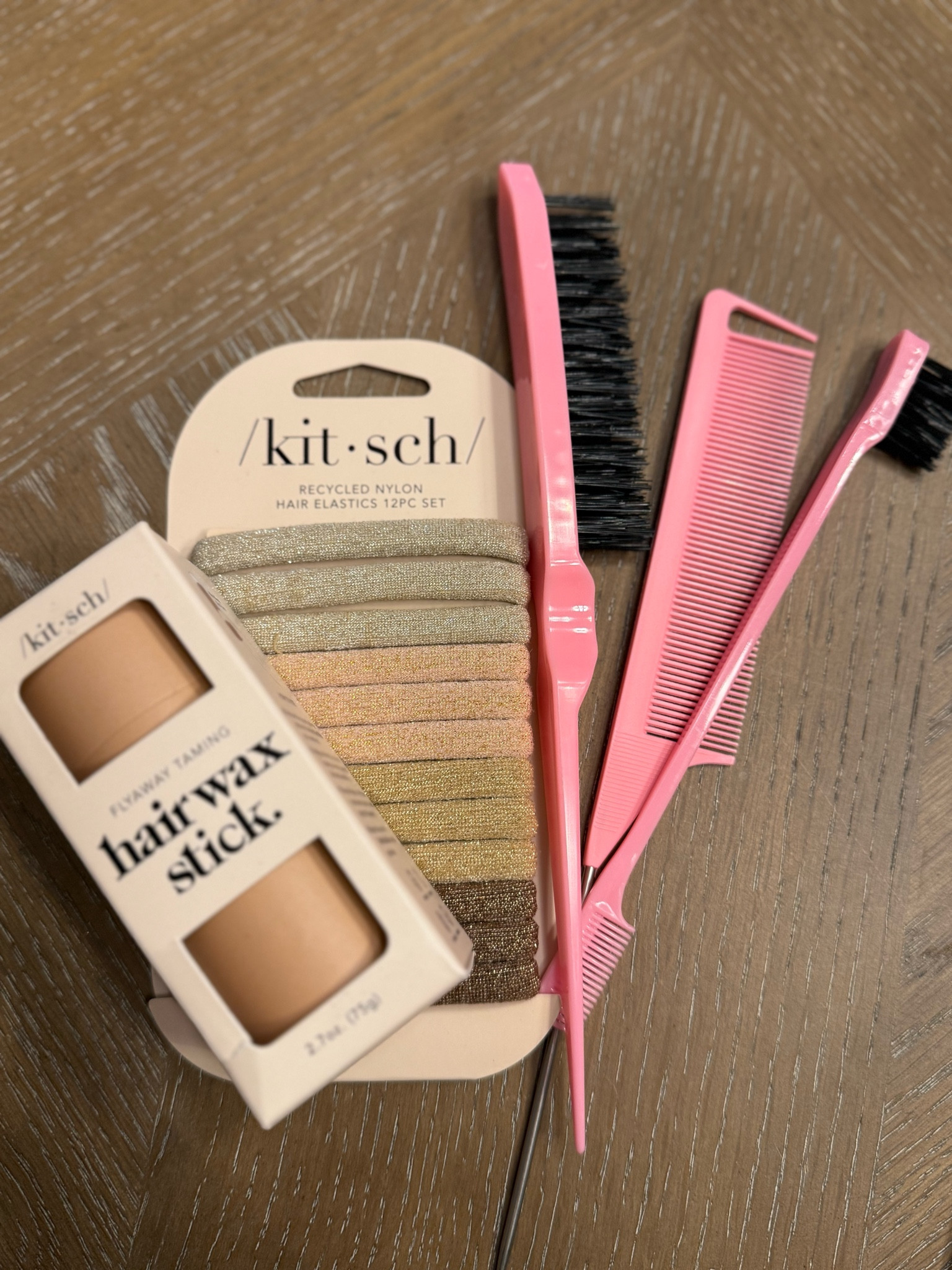 Slick back set! Girls are all about the slick back ponytail and these tools will make the perfect one! Kitsch hair wax stick, Kitsch cute hair ties, and slick back combs make a great little gift pack! 

#LTKBeauty #LTKGiftGuide #LTKHoliday