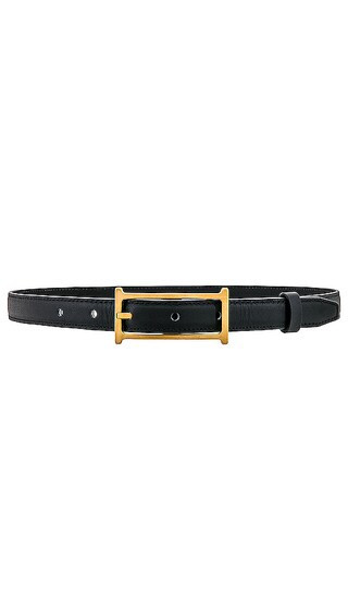 Helsa Logo Mini Belt in Black. - size L | Revolve Clothing (Global)