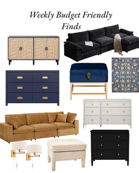 Living room. Dining room. Sofa. Couch. Rug. Accent table. Ottoman  

#LTKfindsunder50 #LTKfindsunder100 #LTKhome