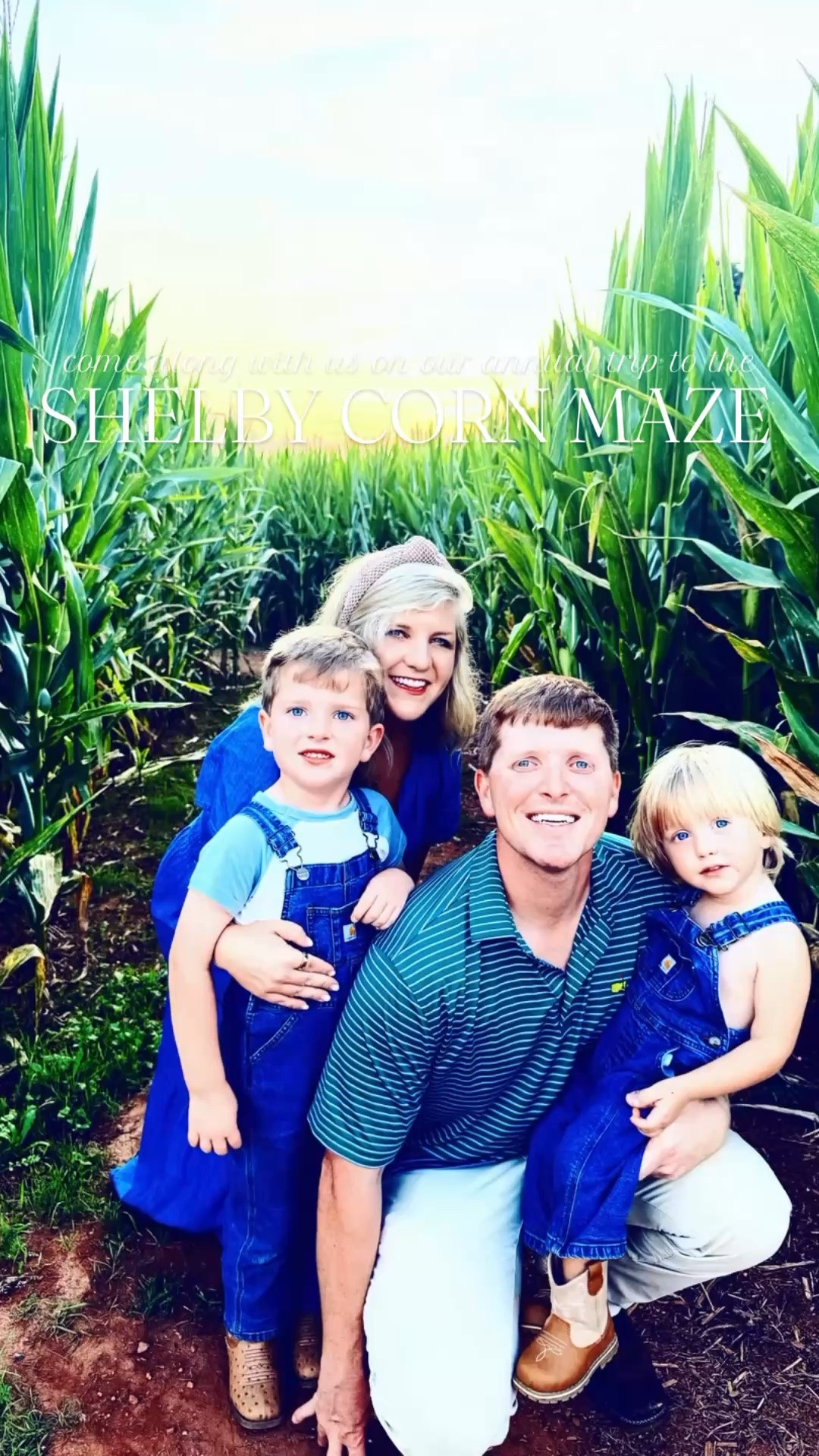 nothin’ like an october night 🎃🍂 running around the corn field 🌽🌾 and making the sweetest fall memories 🌼🎞️ out on the farm!! 🍁🧡🐐🚜🌻🪣🌱🐖🤎 #fallmemories #shelbycornmaze #funonthefarm #fallonthefarm #cornmazetradition