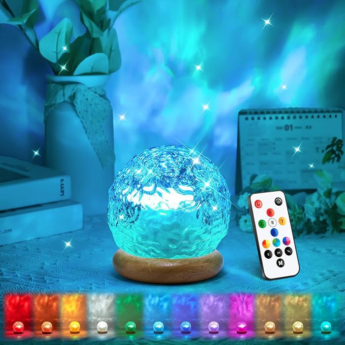 One Fire Ocean Projector for Bedroom,18-Color LED Mood Lighting,Girls Gifts | Amazon (US)