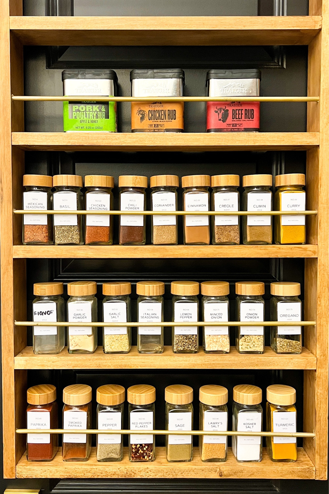 Matching spice jars with printed labels are a must for any kitchen! 

#LTKhome #LTKFind #LTKunder50