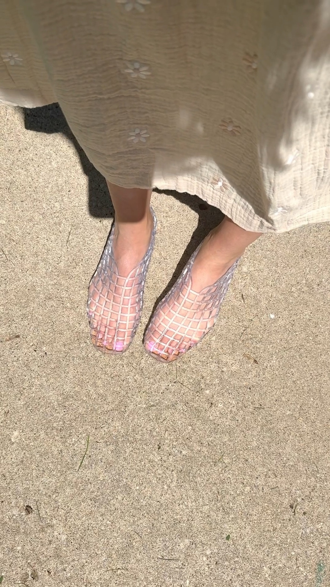 cutest jelly shoes. amazing dupe for the super expensive pair! You may want to size up a half size or one if you have wider feet! 

#LTKWorkwear #LTKSeasonal
