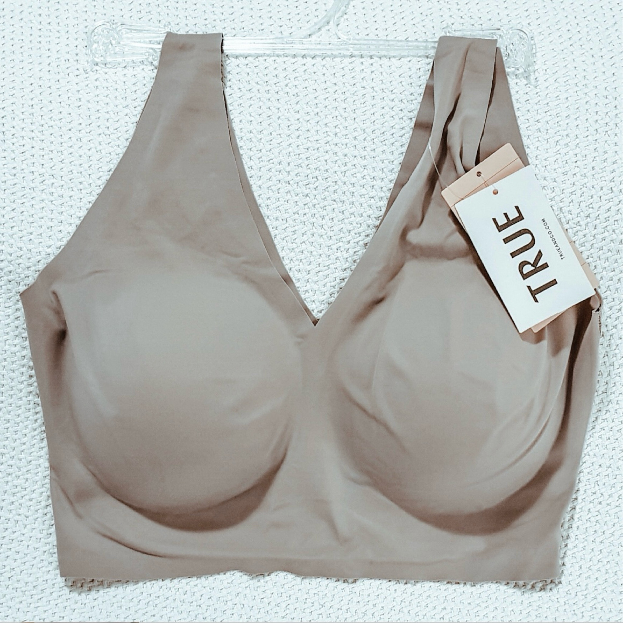 Love this bralette. Silky smooth, light support, so comfortable. This is the True Body v-neck bralette. TTS but you could go down 1 size for a more supportive fit. 

#LTKFindsUnder50 #LTKSummerSales #LTKxNSale