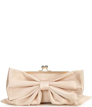 Antonio Melani Satin Bow Kisslock Frame Clutch | Dillard's | Dillard's
