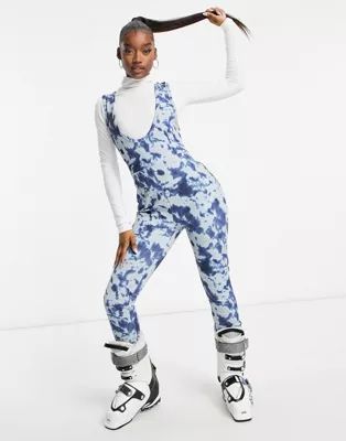 Missguided Ski salopette in blue tie dye | ASOS (Global)